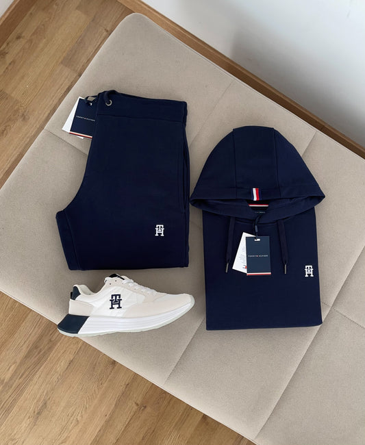 Ensemble Tommy Hilfiger TH Capuche et Jogging en 100% coton