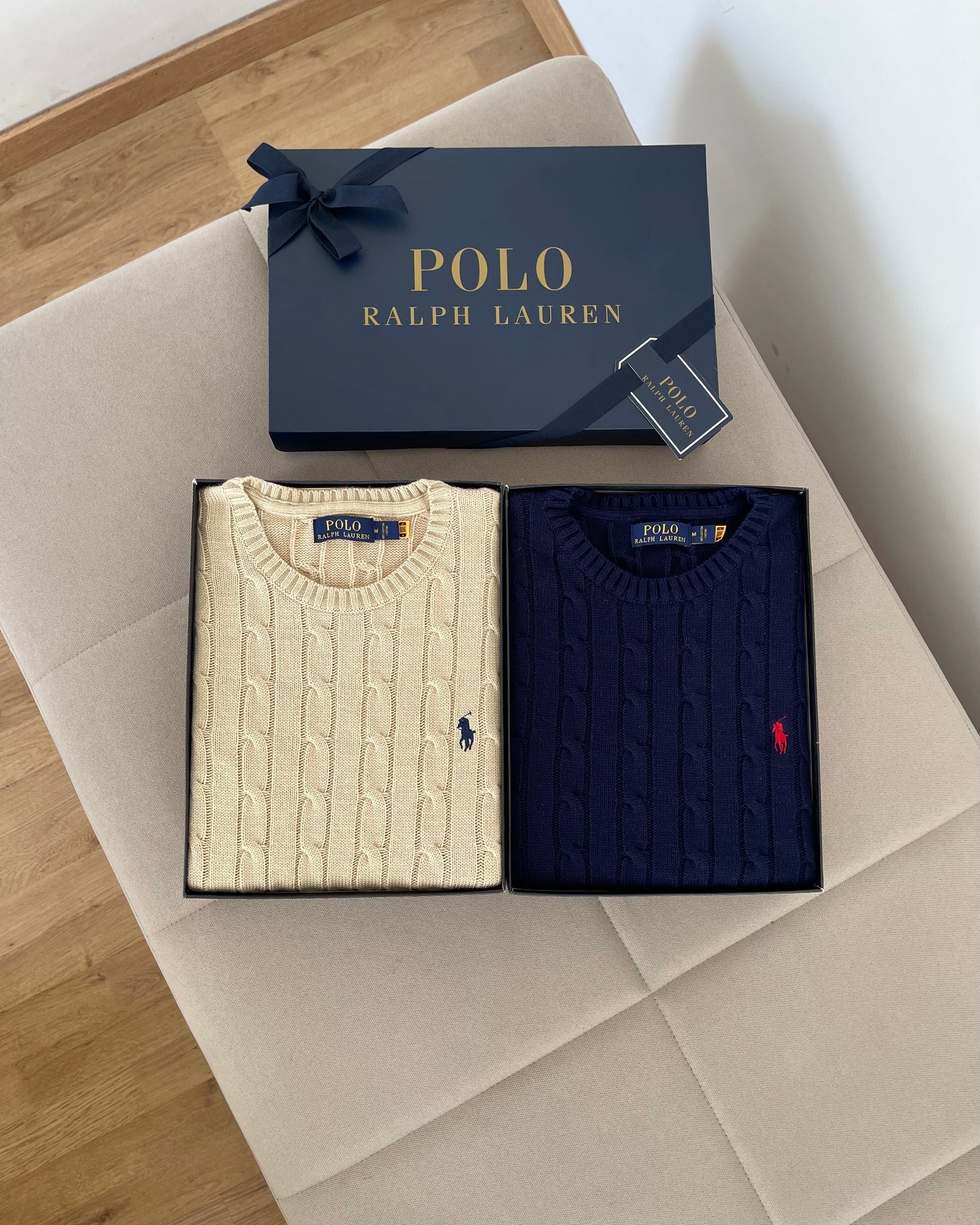 Pull Ralph Lauren en coton torsadé
