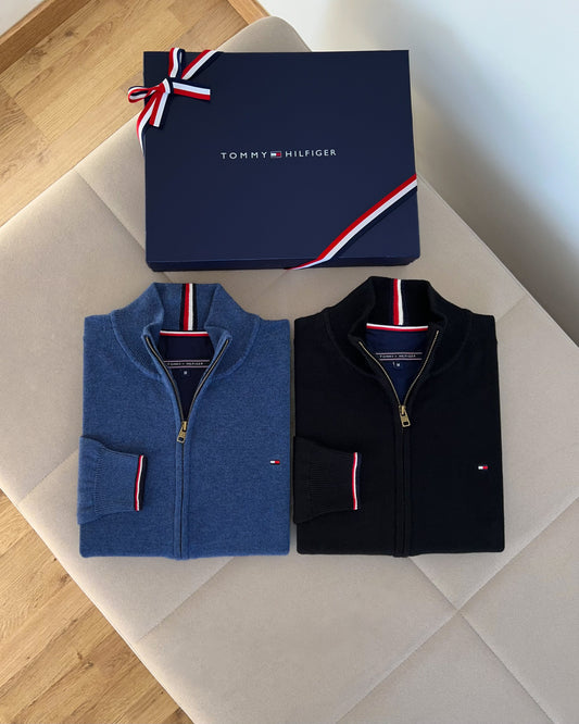Pull Tommy Hilfiger zippé