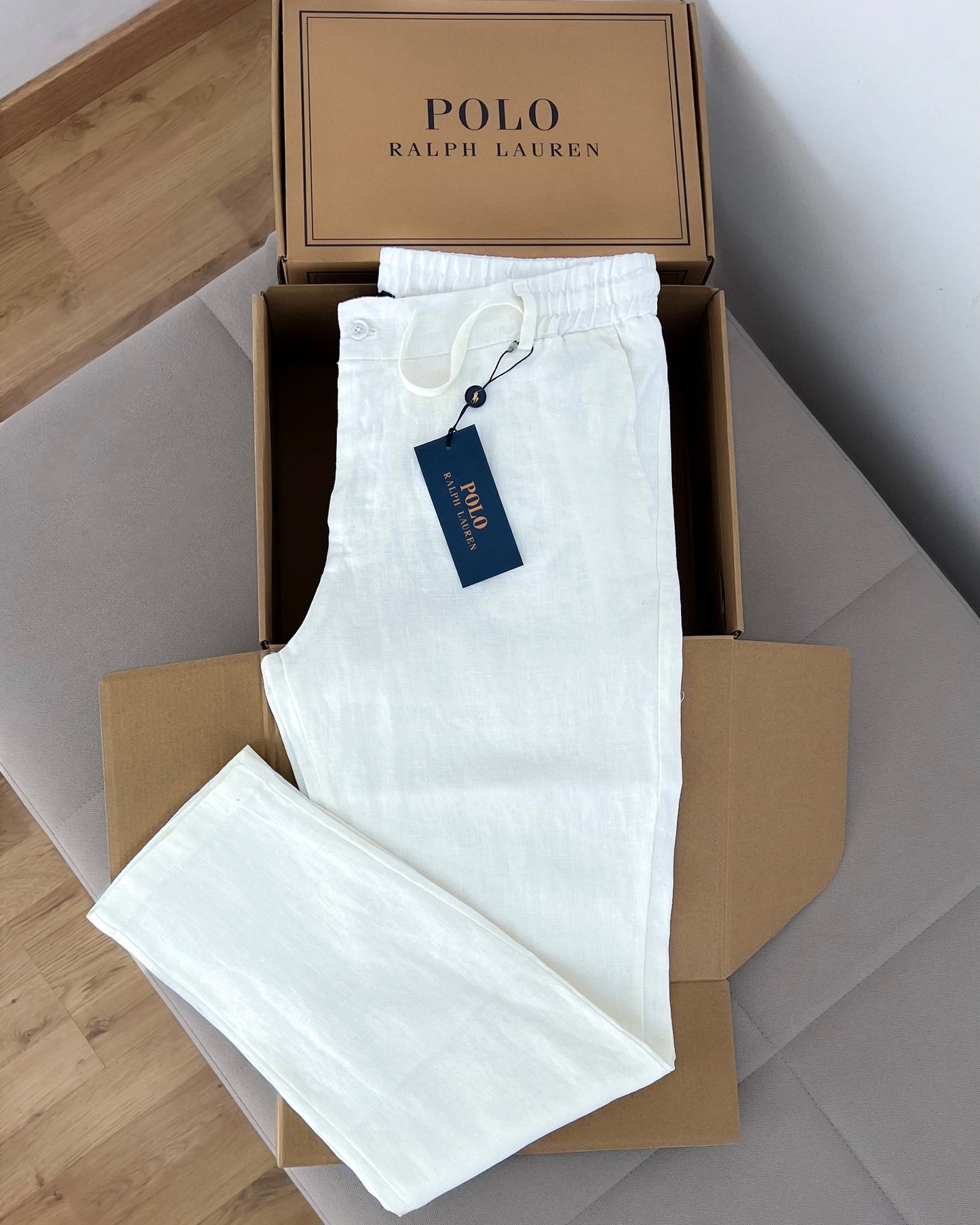 Pantalon Ralph Lauren en 100% Lin