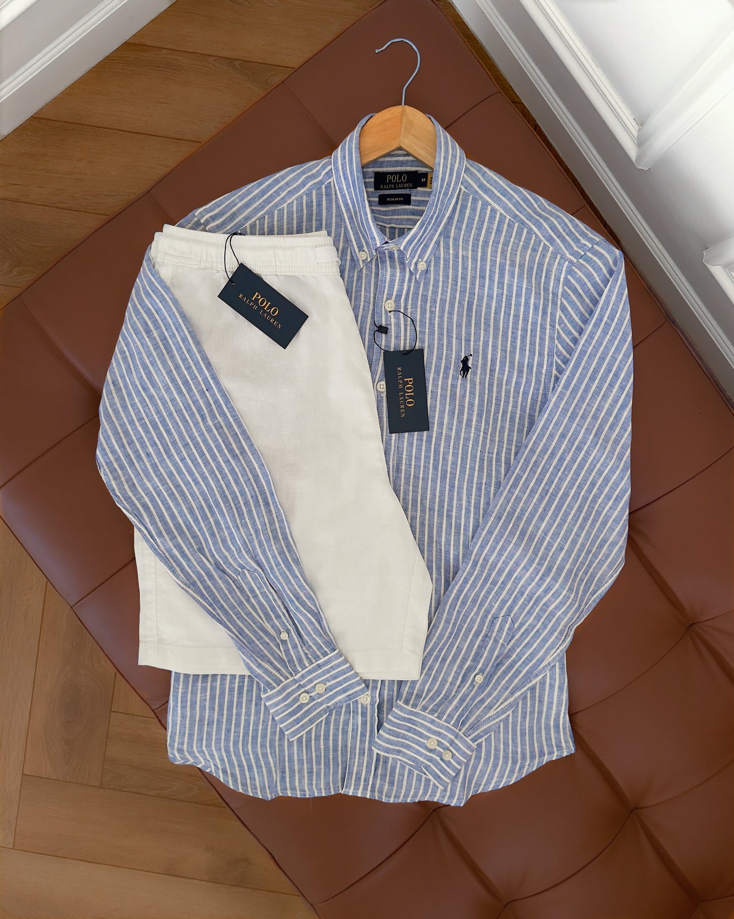 Chemise Ralph Lauren rayée en 100% Lin