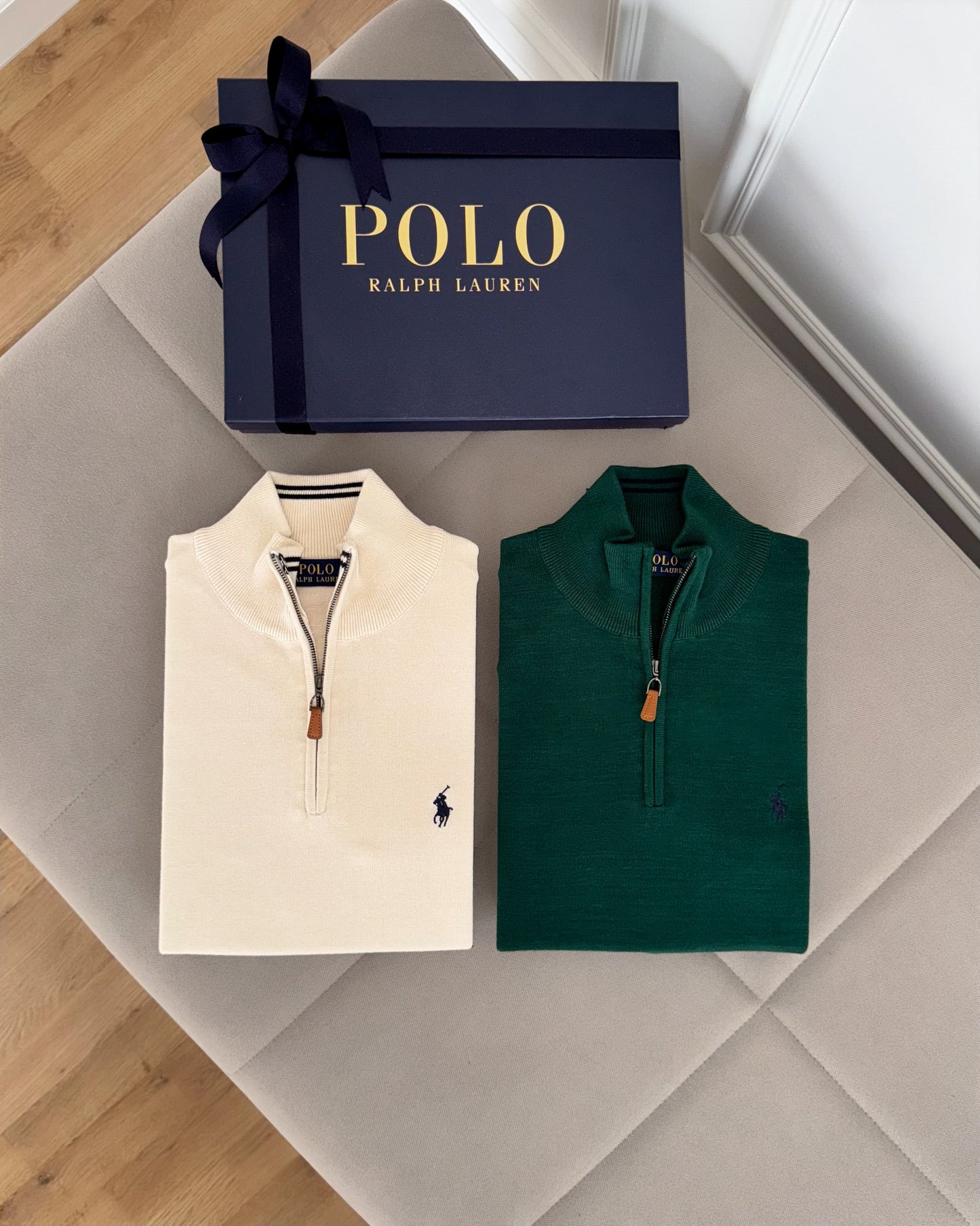 Pull Ralph Lauren demi-zip uni