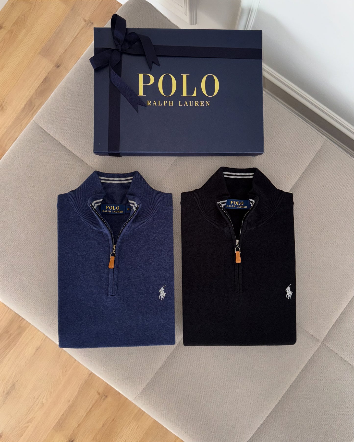 Pull Ralph Lauren demi-zip uni