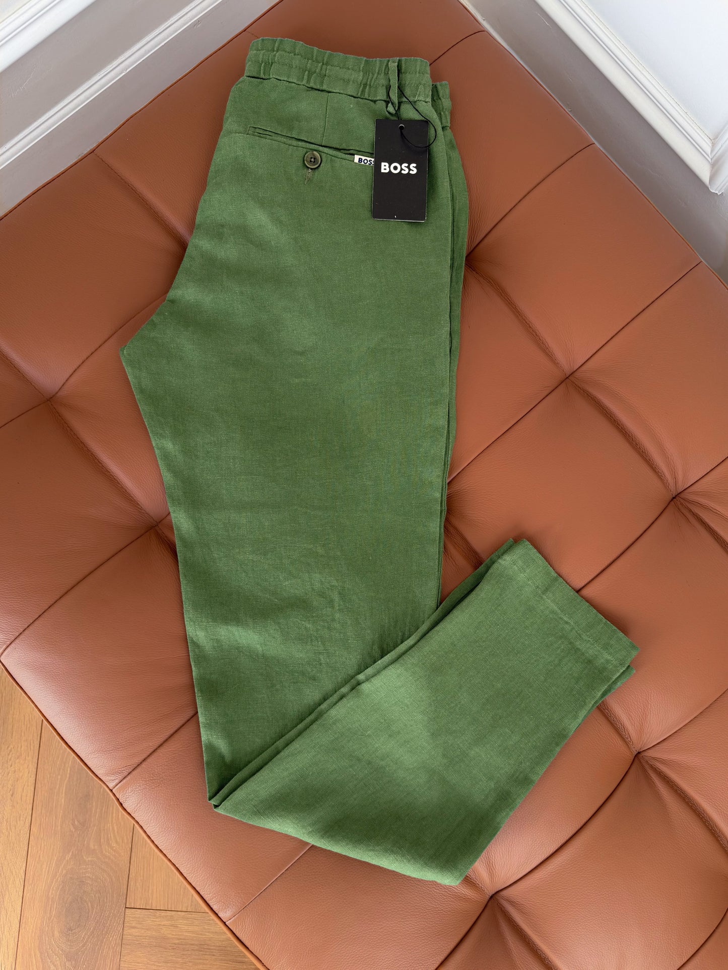 Pantalon Boss en 100% Lin