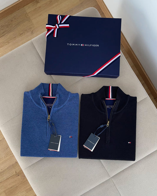 Pull Tommy Hilfiger demi-zip