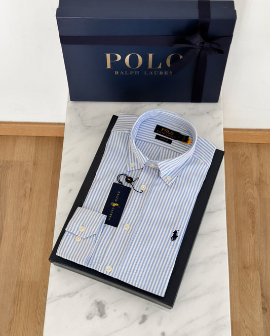 Chemise Ralph Lauren rayée en Oxford