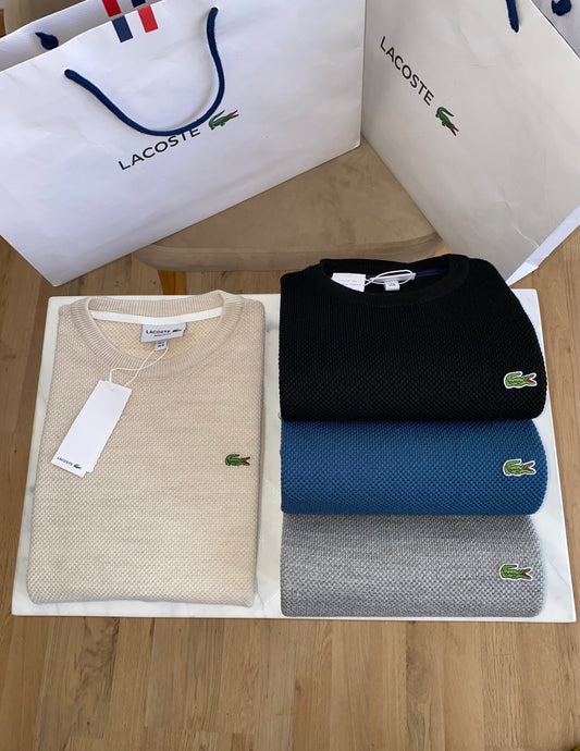 Pull LACOSTE en coton piqué 2022
